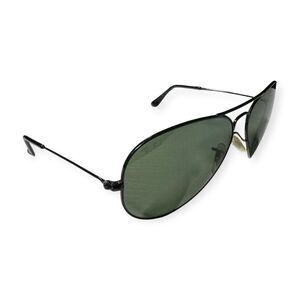 Ray-Ban RB3025 Aviator Large Metal Sunglasses Black 58-14 Vintage